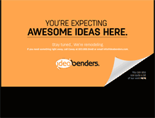 Tablet Screenshot of ideabenders.com
